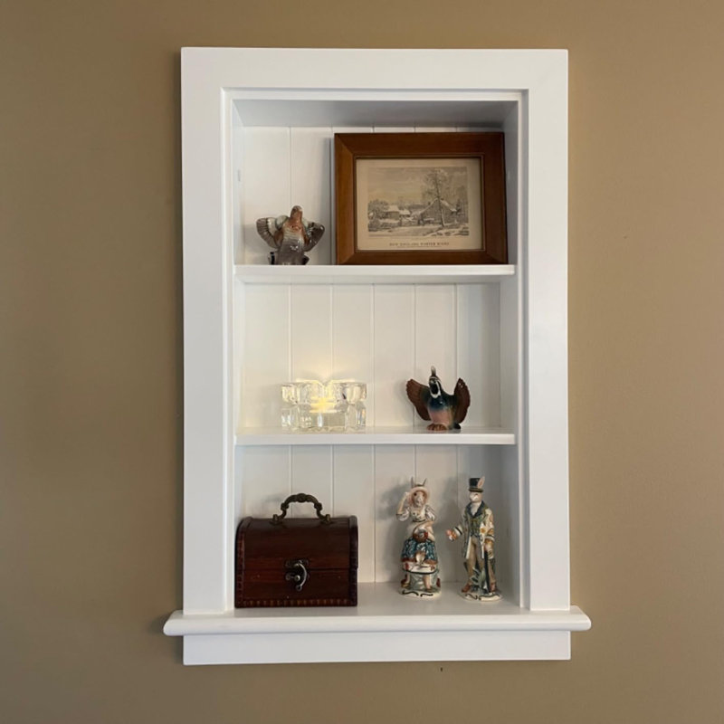 Red Barrel Studio® 14 X 24 Medicine Cabinet Recessed, Wall Niche ...